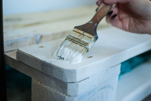 bezig Plunderen Ontdek Donker eikenhouten tafel whitewash schilderen | Woningfacts